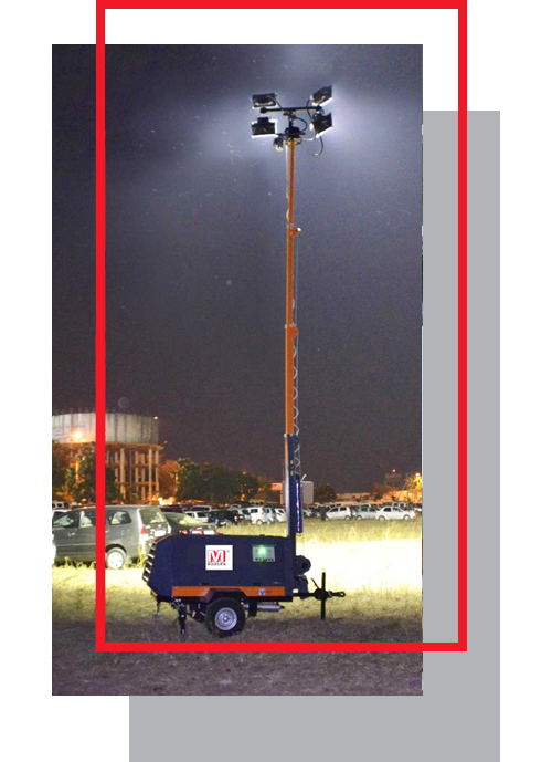 Mobile Lighting Tower on Rent