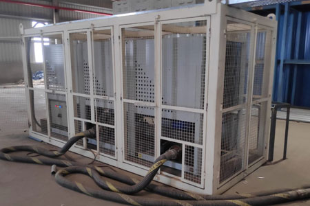 34 TR Air Cooled Chiller on Rent 34TR Chillers for Hire in India