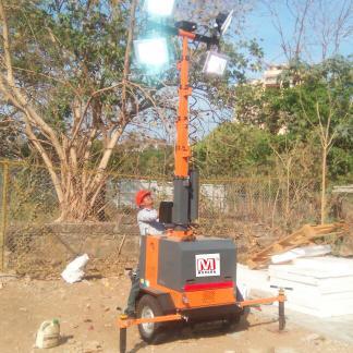 4 X 200W - LED Mobile Lighting Tower Rental