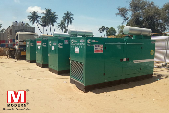 Generator on Rental For Construction